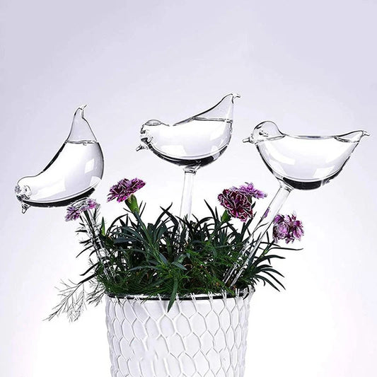 Automatic Plant Watering Bulbs - Self-Watering Bird Shape Drip Irrigation System for Home, Garden, and Potted Plants